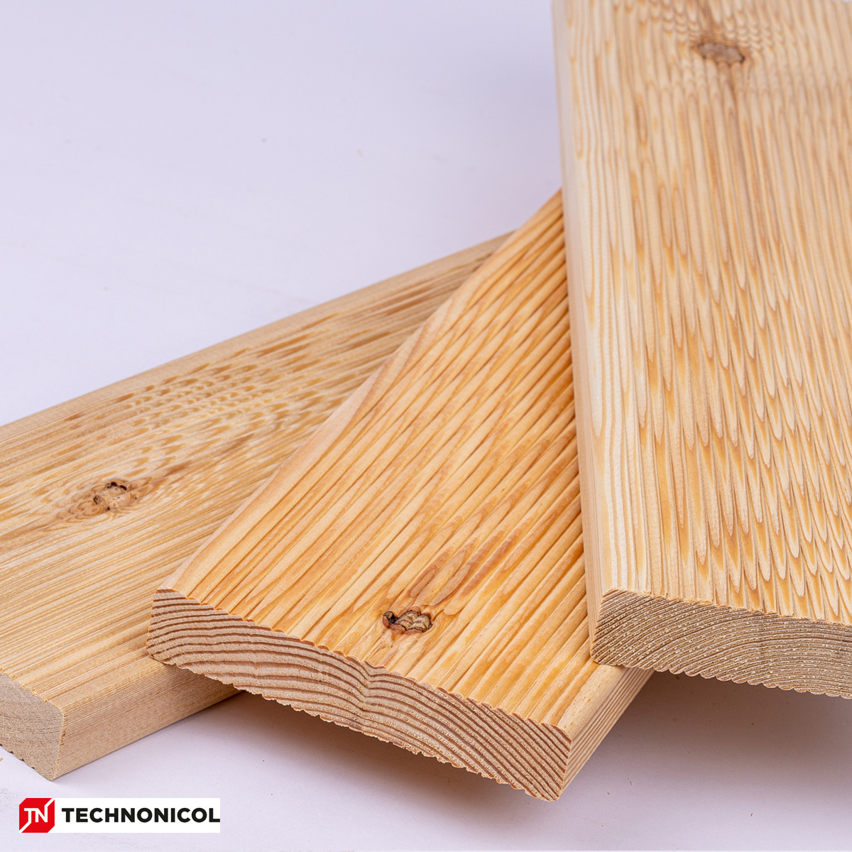ლარიქსის ტერასის იატაკი, დეკი (TECHNONICOL) 27X142X3000/4000 C – 1მ2 — იატაკის მასალები